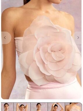 Cynthia Rowley Strapless Bandeau Style Top